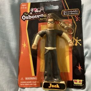 NEW The Osbourne Family JACK OSBOURNE Bendable Keychain 2002